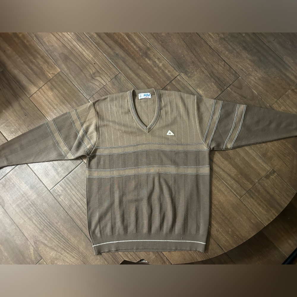 Monte Carlo Brown all Wool Sweater